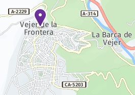 Mapa de Vejer de la Frontera